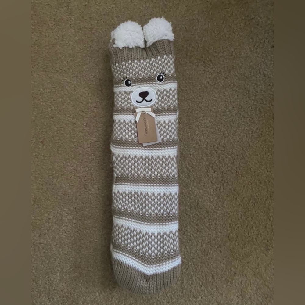 Francesca  - New Fuzzy Slipper Socks